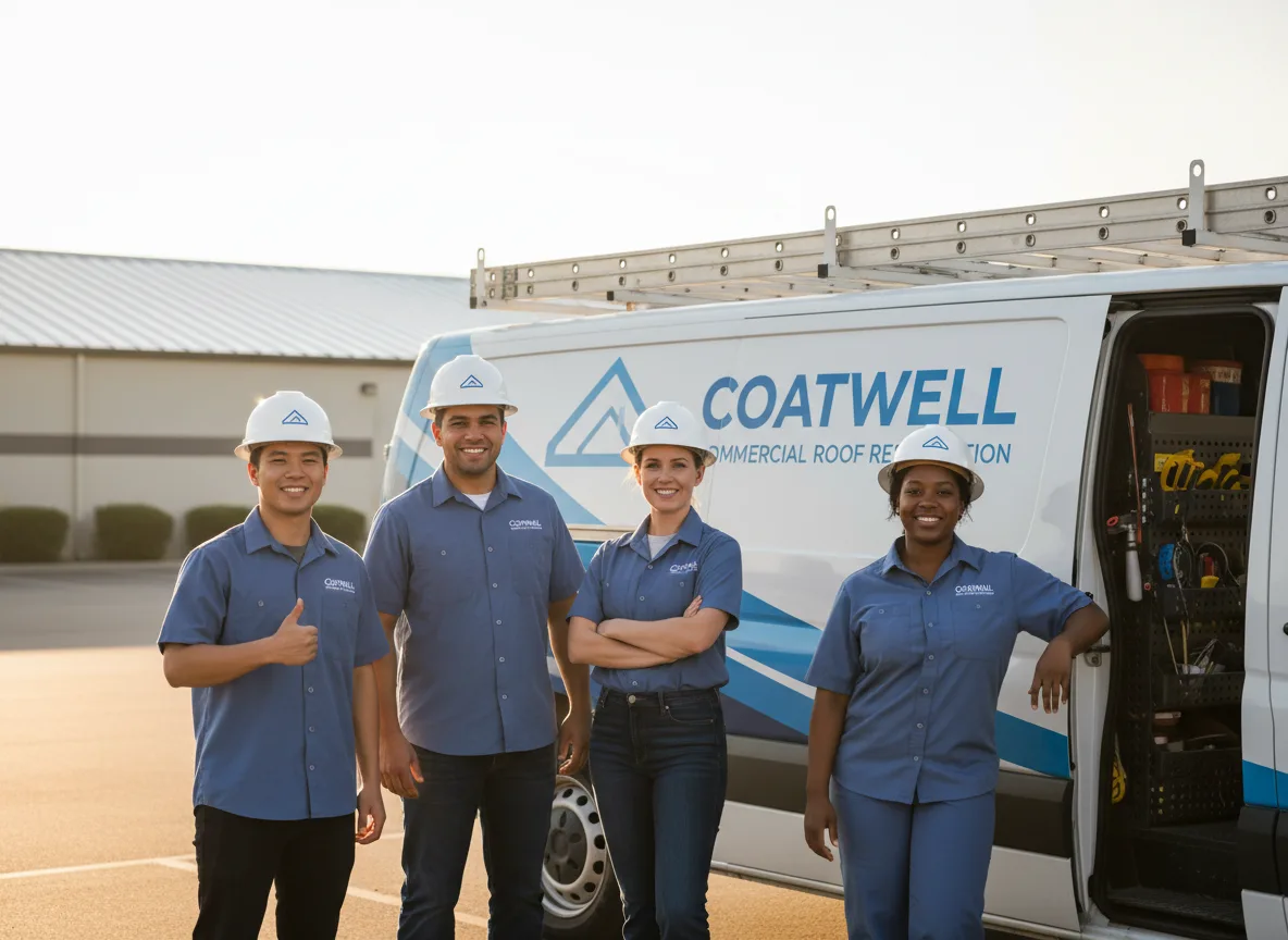 Commercial roof coating company in Salyer, CA